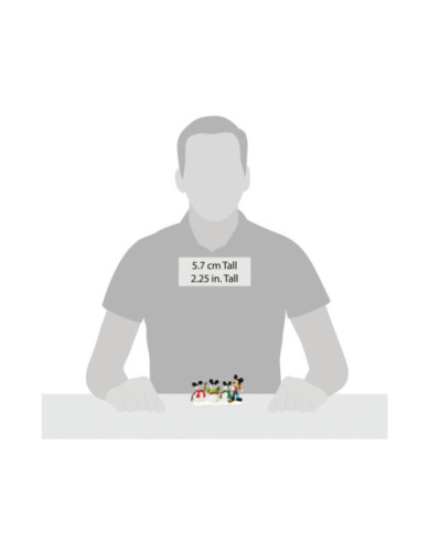 Disney Village - Figurine Mickey et ses 3 Bonhommes de Neige