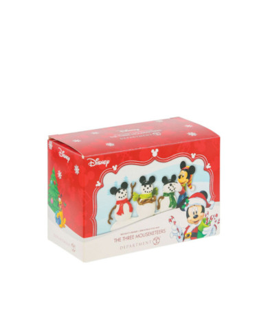 Disney Village - Figurine Mickey et ses 3 Bonhommes de Neige