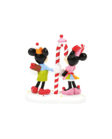 Disney Village - Figurine Mickey et Minnie Confiserie