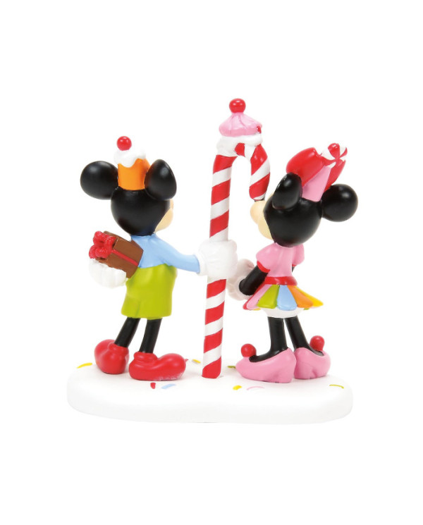 Disney Village - Figurine Mickey et Minnie Confiserie