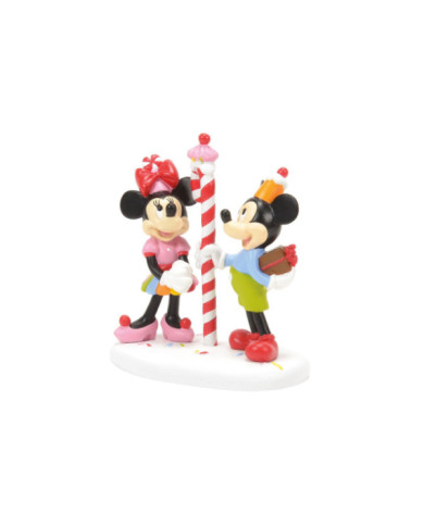 Disney Village - Figurine Mickey et Minnie Confiserie
