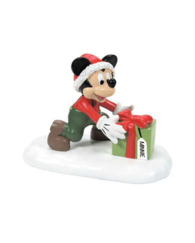 Disney Village - Figurine Mickey Cadeau Minnie