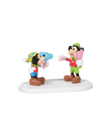 Disney Village - Figurine Mickey Barbe à Papa