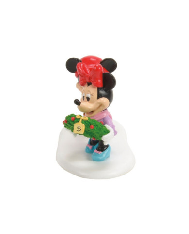 Disney Village - Figurine Mickey et Minnie Gui Noël
