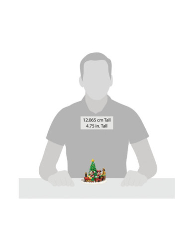 Disney Village - Figurine Train de Noël de Mickey