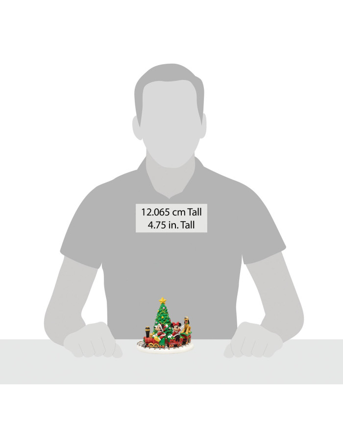 Disney Village - Figurine Train de Noël de Mickey