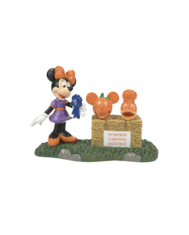 Disney Village - Figurine Minnie Mouse Concours de citrouilles