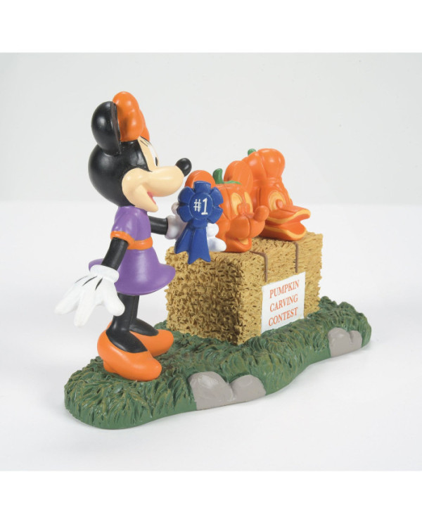Disney Village - Figurine Minnie Mouse Concours de citrouilles