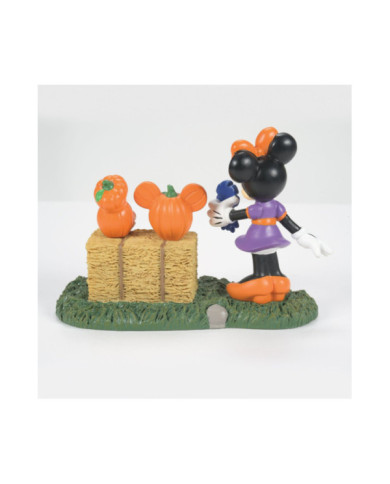 Disney Village - Figurine Minnie Mouse Concours de citrouilles