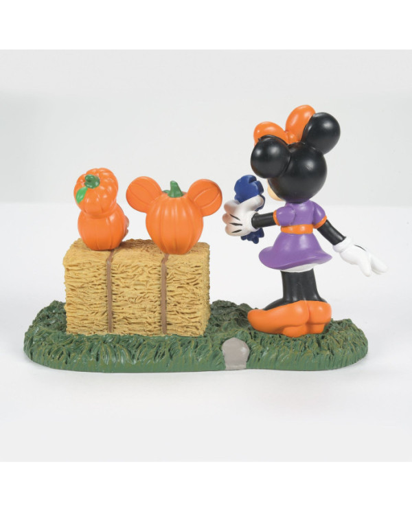 Disney Village - Figurine Minnie Mouse Concours de citrouilles