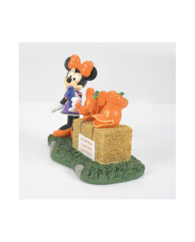 Disney Village - Figurine Minnie Mouse Concours de citrouilles