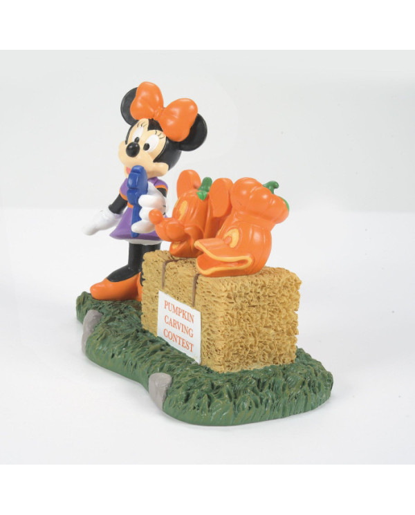 Disney Village - Figurine Minnie Mouse Concours de citrouilles