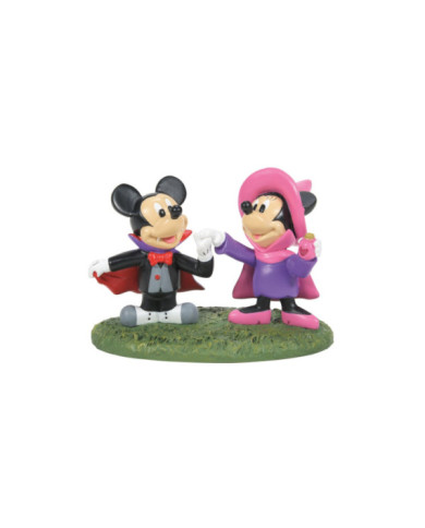Disney Village - Figurine Mickey et Minnie en costume d'Halloween - Halloween