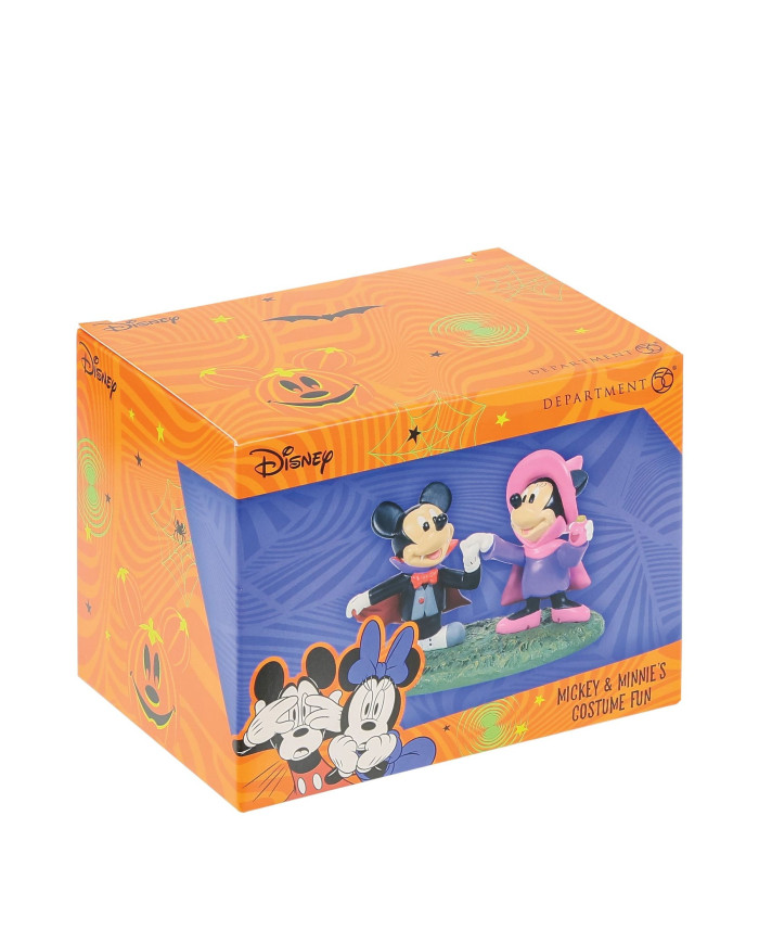 Disney Village - Figurine Mickey et Minnie en costume d'Halloween - Halloween