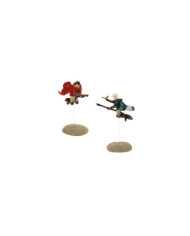 Harry Potter Village - Assortiment de 2 Figurines Harry et Draco