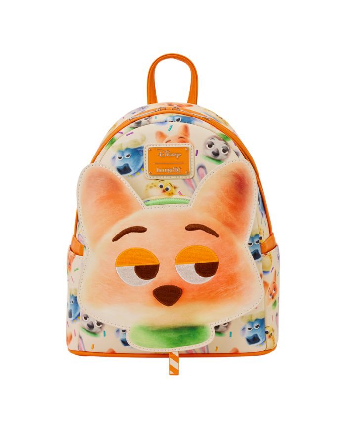 Sac à dos Loungefly - Zootopia 2 Nick Wilde Cotton Candy Cosplay All-Over Print