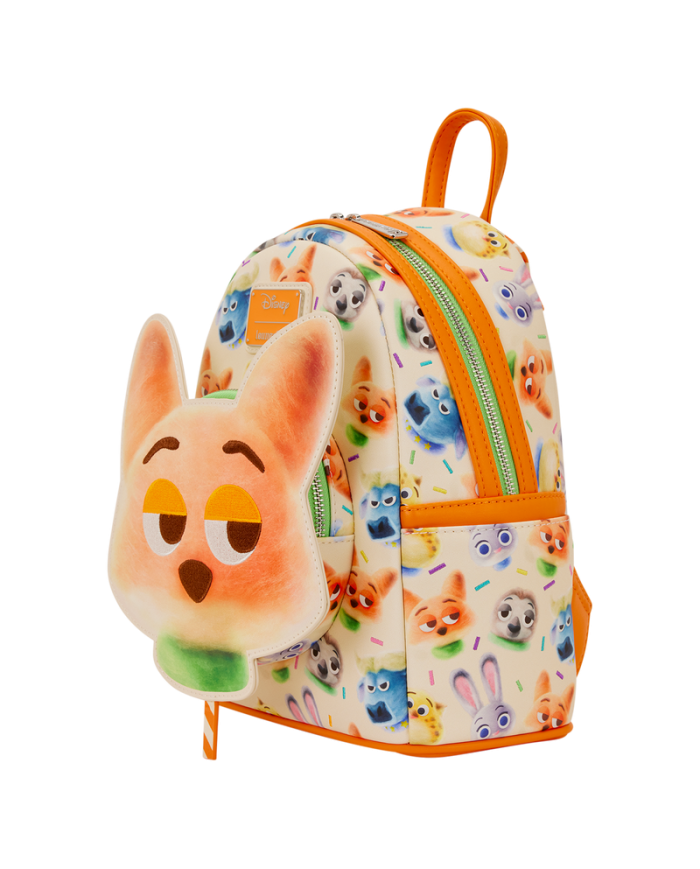 Sac à dos Loungefly - Zootopia 2 Nick Wilde Cotton Candy Cosplay All-Over Print
