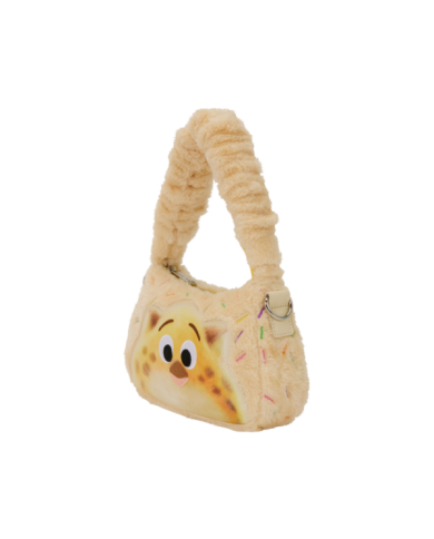 Sac à bandoulière Loungefly - Zootopia 2 Officer Clawhauser Cotton Candy Plush Cosplay