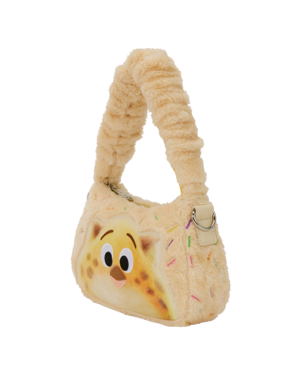 Sac à bandoulière Loungefly - Zootopia 2 Officer Clawhauser Cotton Candy Plush Cosplay