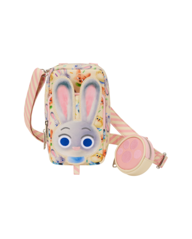 Sac à bandoulière Loungefly - Zootopia 2 Judy Hopps Cotton Candy Cosplay Cell Phone