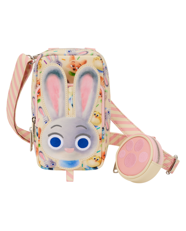 Sac à bandoulière Loungefly - Zootopia 2 Judy Hopps Cotton Candy Cosplay Cell Phone