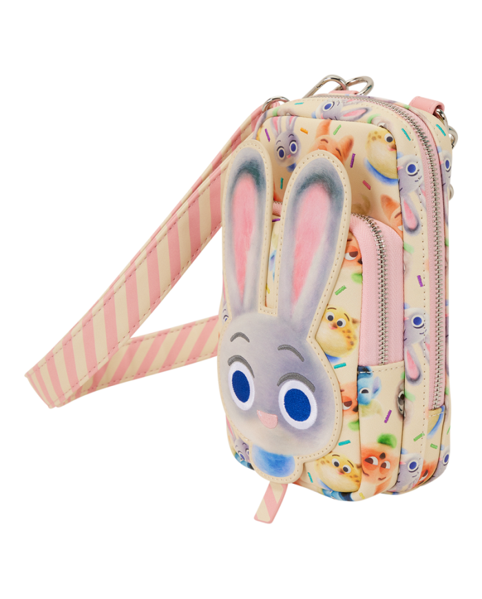 Sac à bandoulière Loungefly - Zootopia 2 Judy Hopps Cotton Candy Cosplay Cell Phone