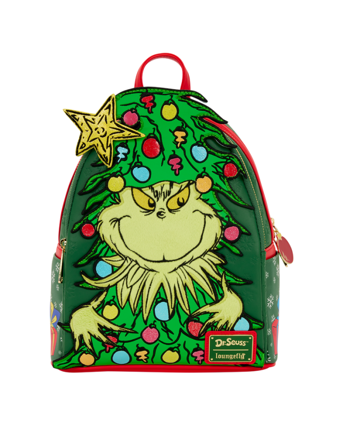 Sac à dos Loungefly - Dr. Seuss How the Grinch Stole Christmas! Tree Light Up Plush