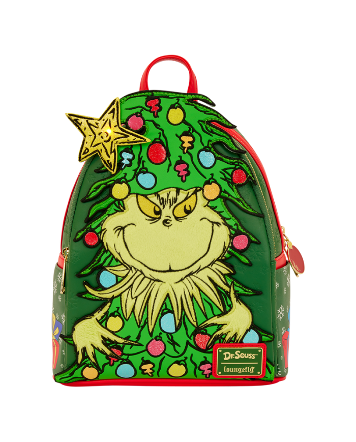 Sac à dos Loungefly - Dr. Seuss How the Grinch Stole Christmas! Tree Light Up Plush