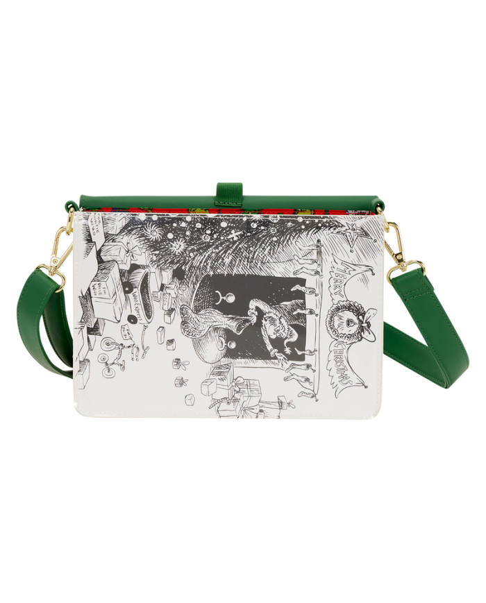 Sac à bandoulière Loungefly - Dr. Seuss How the Grinch Stole Christmas! Holiday Color-In