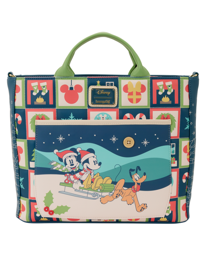 Sac convertible Loungefly - Mickey & Friends Holiday