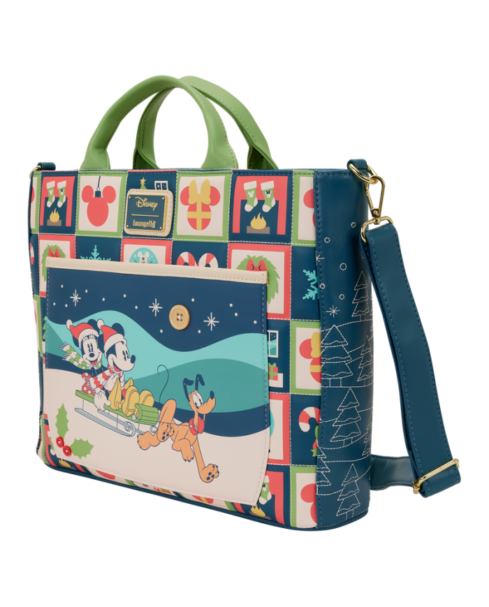 Sac convertible Loungefly - Mickey & Friends Holiday