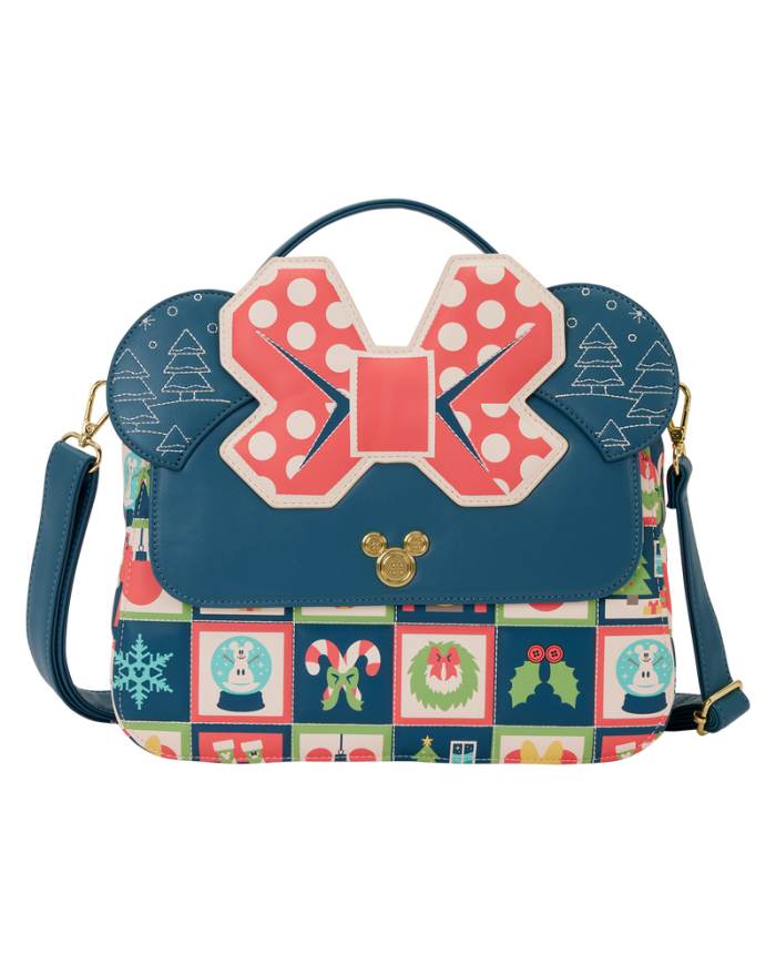 Sac à bandoulière Loungefly - Minnie Mouse Holiday