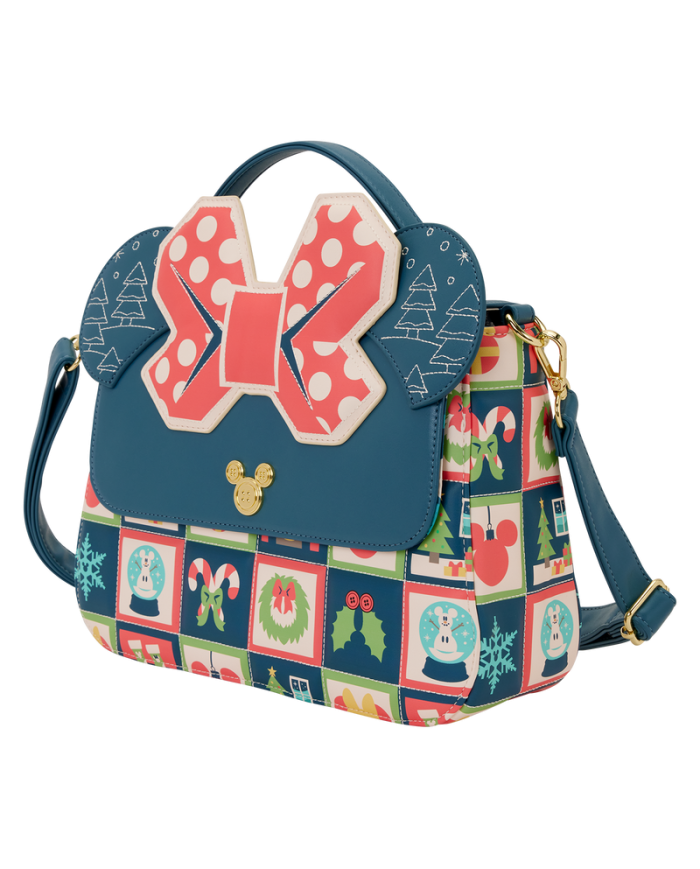 Sac à bandoulière Loungefly - Minnie Mouse Holiday