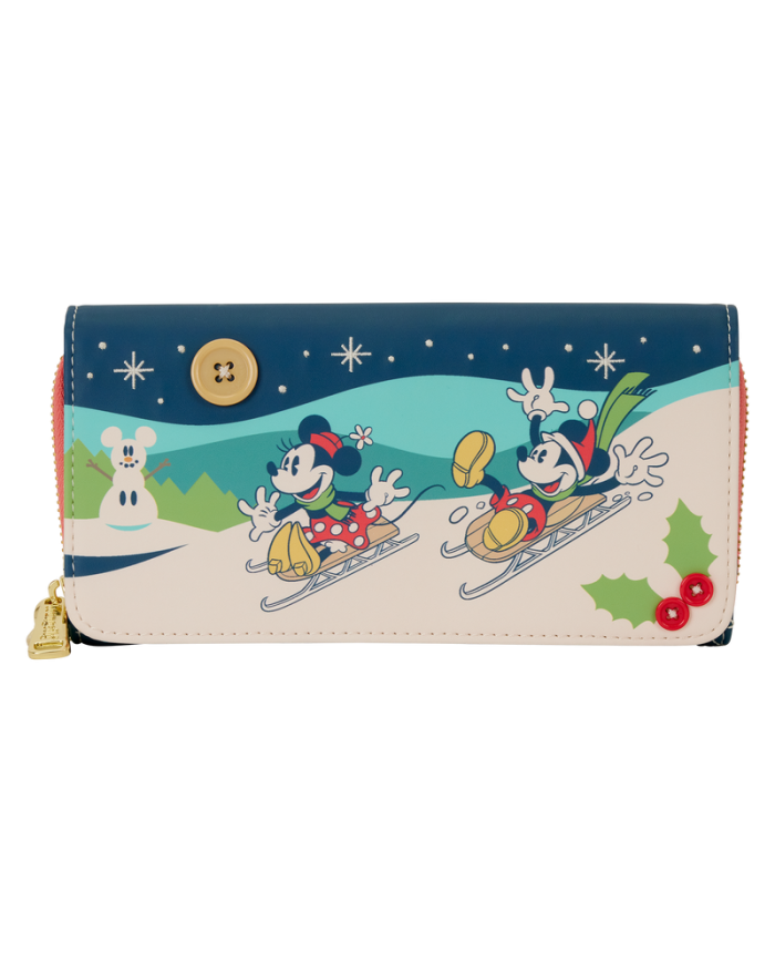 Portefeuille Loungefly - Mickey & Minnie Holiday