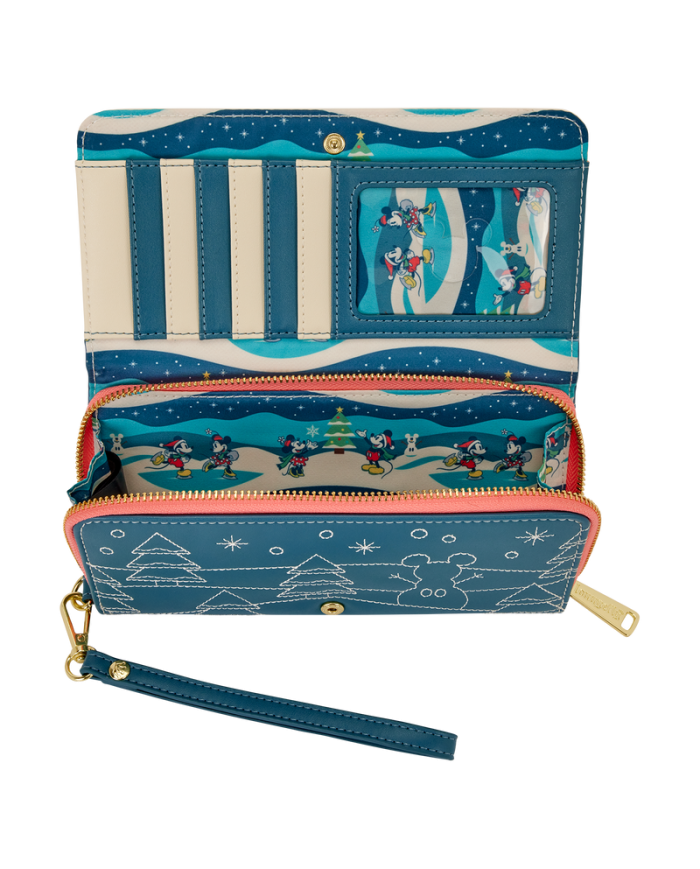 Portefeuille Loungefly - Mickey & Minnie Holiday