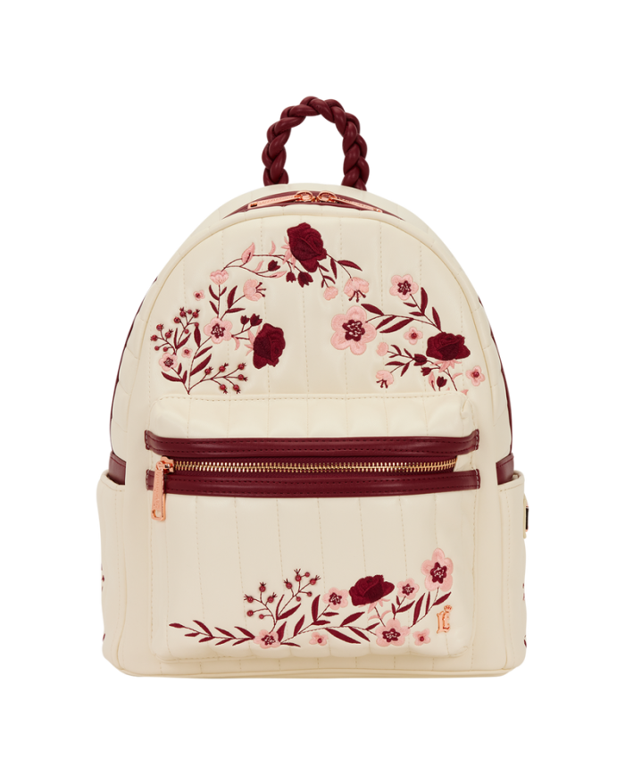 Sac à dos Loungefly - Cream & Red Floral