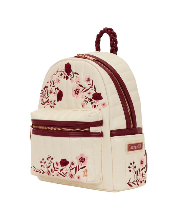 Sac à dos Loungefly - Cream & Red Floral