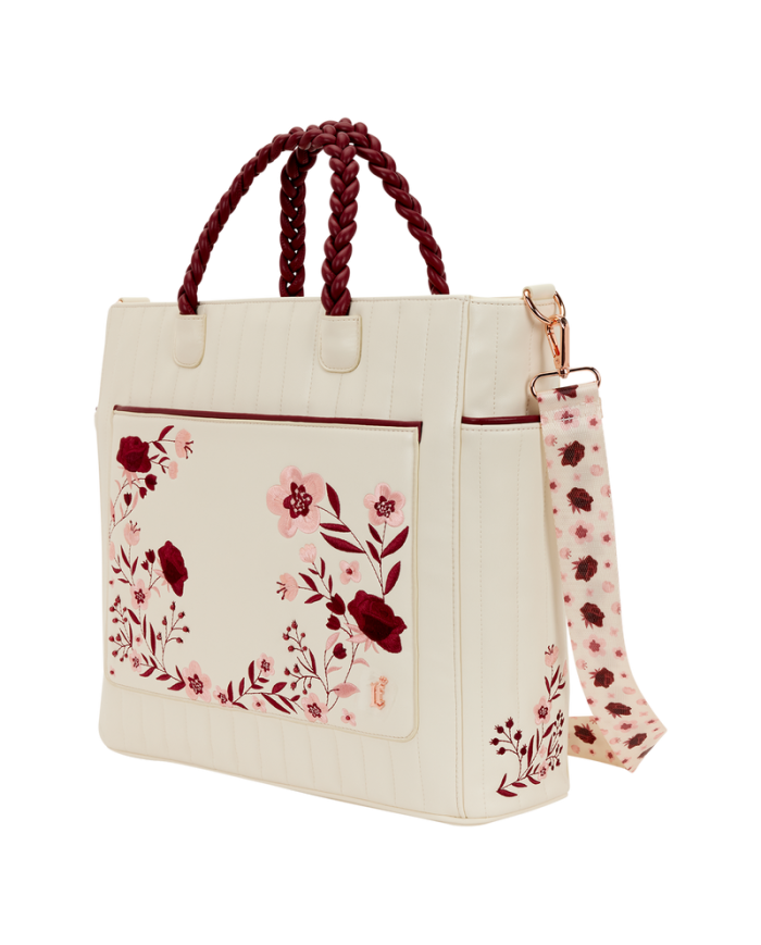 Sac convertible Loungefly - Cream & Red Floral