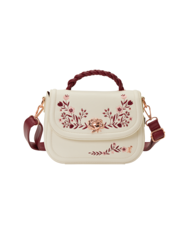 Sac à bandoulière Loungefly - Cream & Red Floral