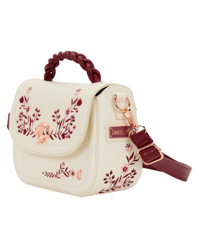 Sac à bandoulière Loungefly - Cream & Red Floral
