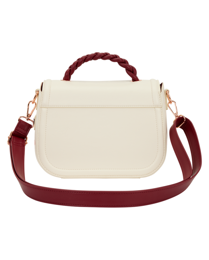 Sac à bandoulière Loungefly - Cream & Red Floral