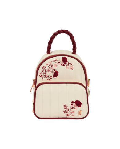 Sac à dos convertible Loungefly - Cream & Red Floral
