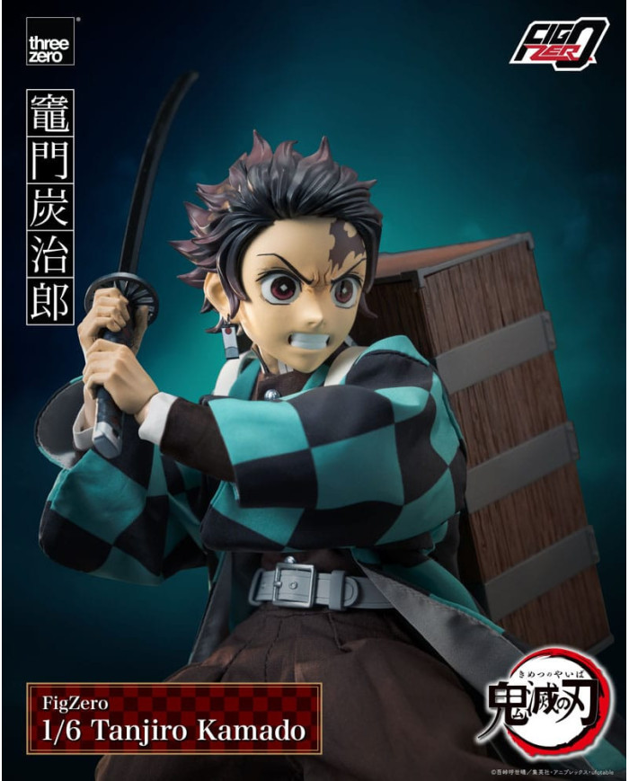 Demon Slayer: Kimetsu No Yaiba Figurine Figzero 1 / 6 Tanjiro Kamado 27 Cm