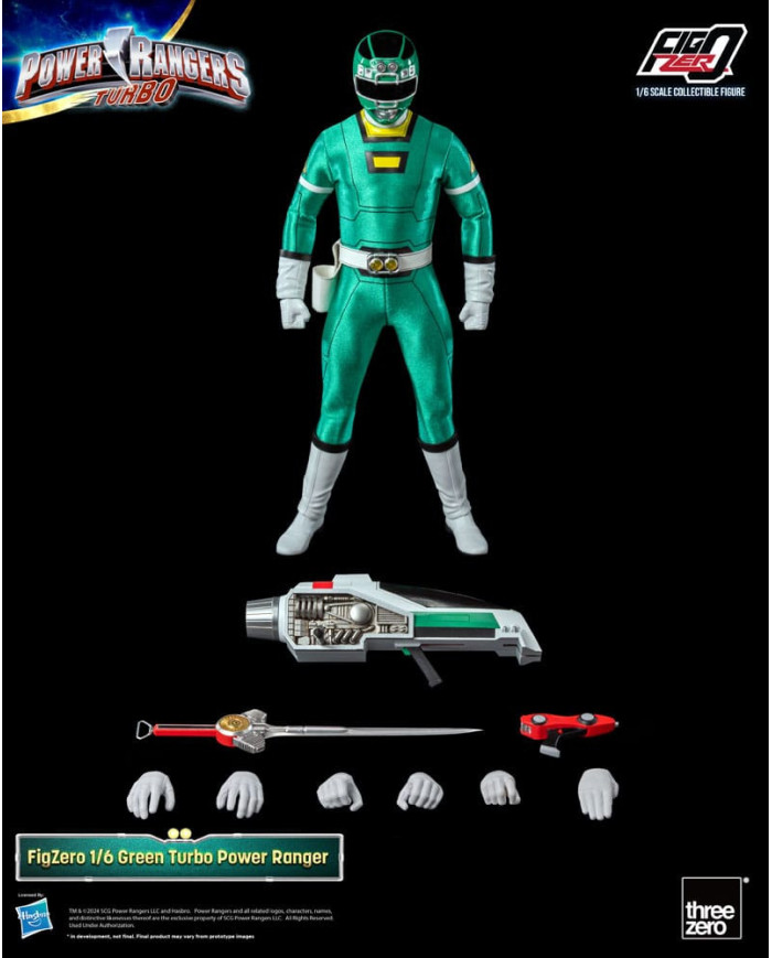 Power Rangers Turbo Figurine Figzero 1 / 6 Green Turbo Power Ranger 30 Cm