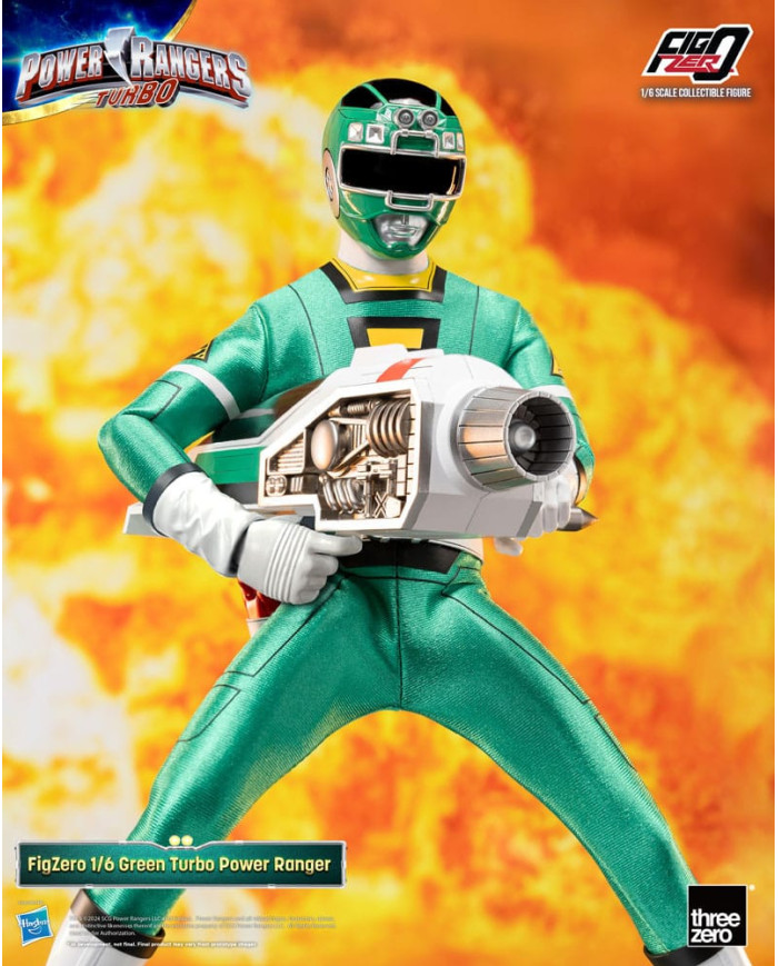Power Rangers Turbo Figurine Figzero 1 / 6 Green Turbo Power Ranger 30 Cm