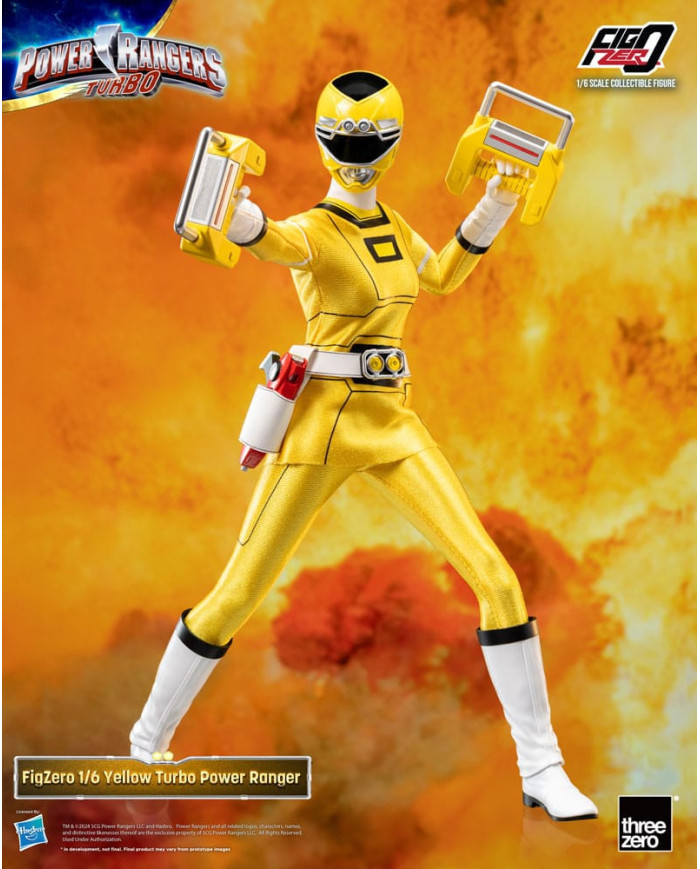 Power Rangers Turbo Figurine Figzero 1 / 6 Yellow Turbo Power Ranger 30 Cm