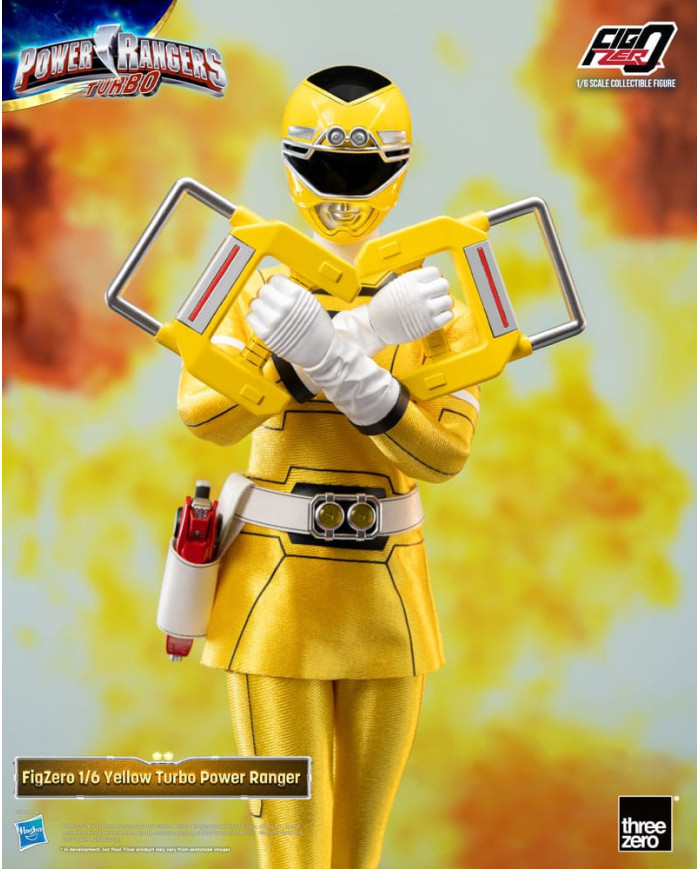 Power Rangers Turbo Figurine Figzero 1 / 6 Yellow Turbo Power Ranger 30 Cm