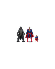 Dc Justice League Monsterverse Dc Multiverse Pack de 2 Figurines Superman Vs. Godzilla 30 Cm