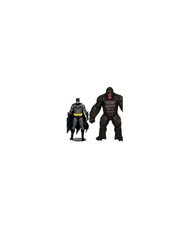 Dc Justice League Monsterverse Dc Multiverse Pack de 2 Figurines Batman & Kong 29 Cm