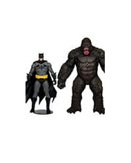 Dc Justice League Monsterverse Dc Multiverse Pack de 2 Figurines Batman & Kong 29 Cm